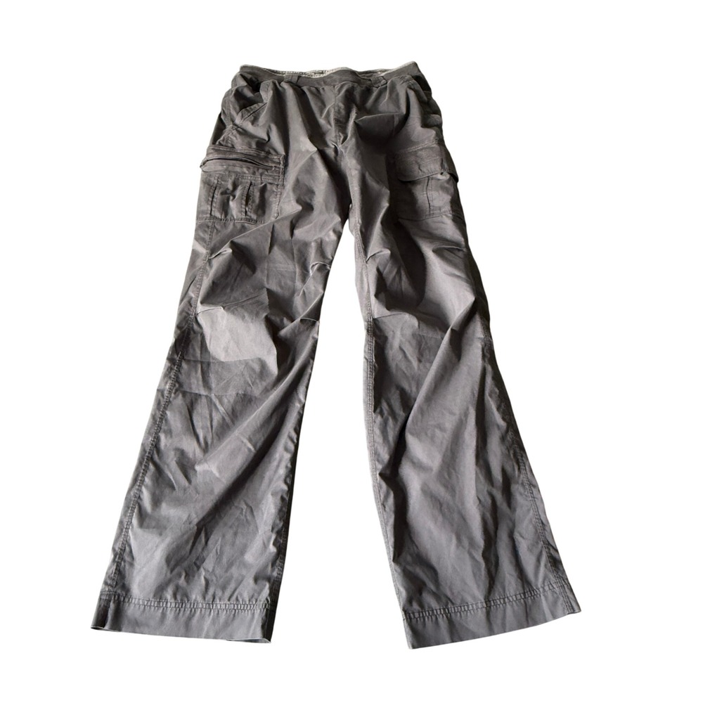 Lululemon Mens Cargo Pants Charcoal Gray Straight Leg Athletic Trousers
